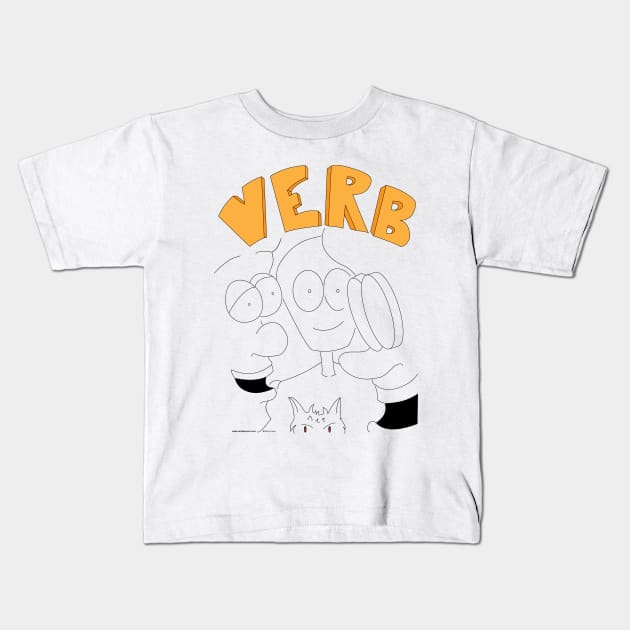 Verb is a Noun - Title Kids T-Shirt by verbisanoun